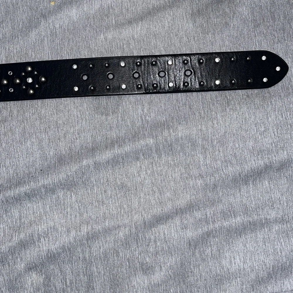 Harley-Davidson® NWOT Women's Dazzler Genuine Leather Belt Black